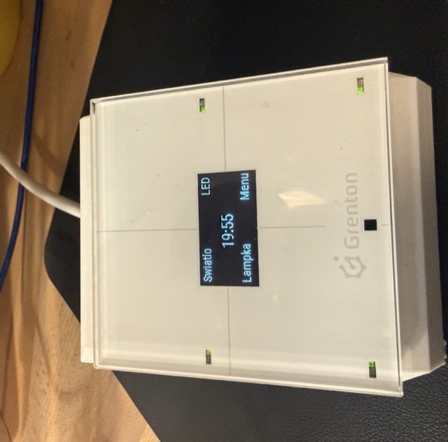 Smart Panel WiFi z ekranem startowym: Światło, LED, Lampka, Menu i zegar
